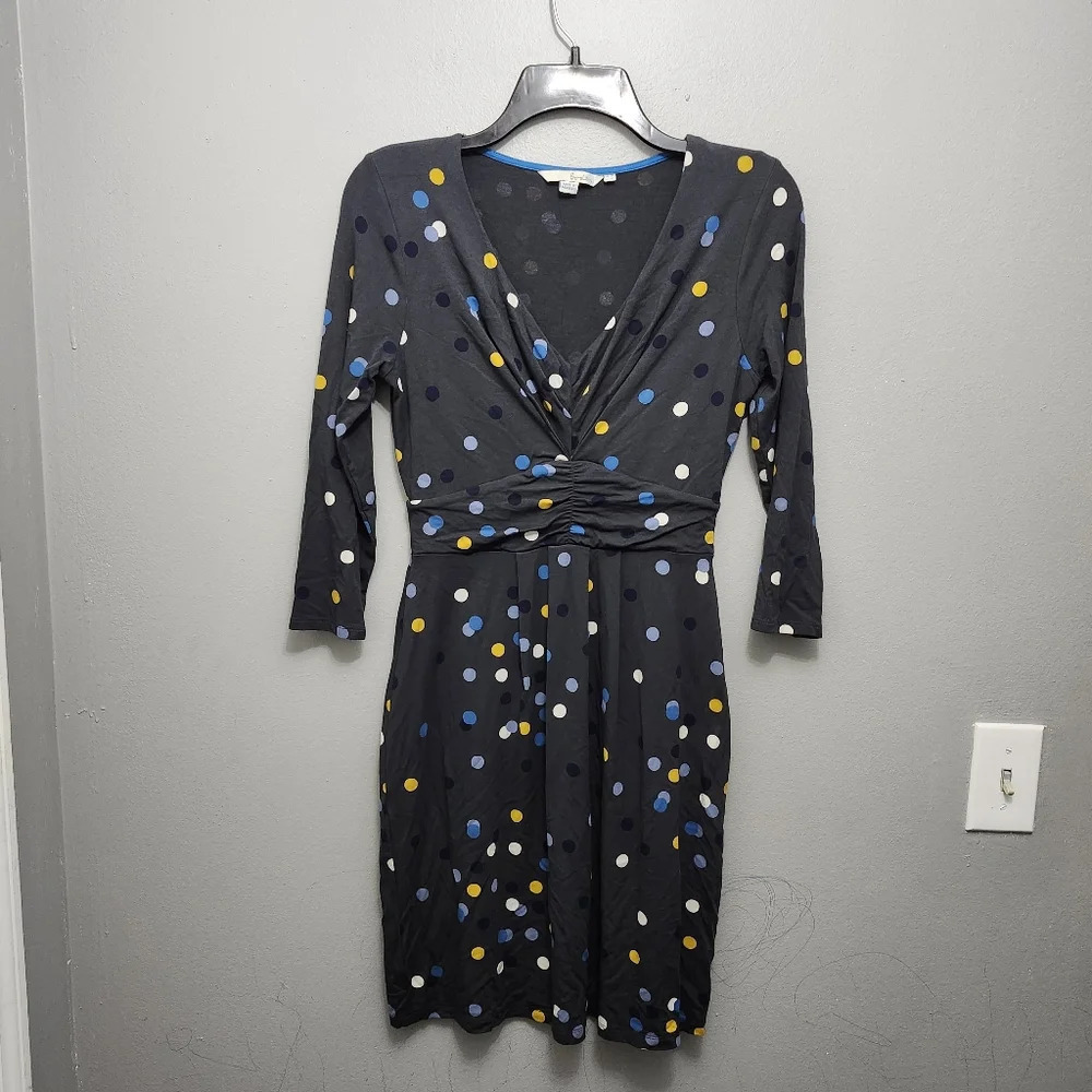 Boden Women's mini dress size 4 gray multi color